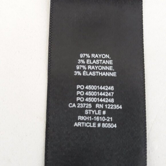 Aritzia Babaton Mock Turtleneck Micro Ribbed Top Short Sleeves Black 1X - Picture 8 of 8